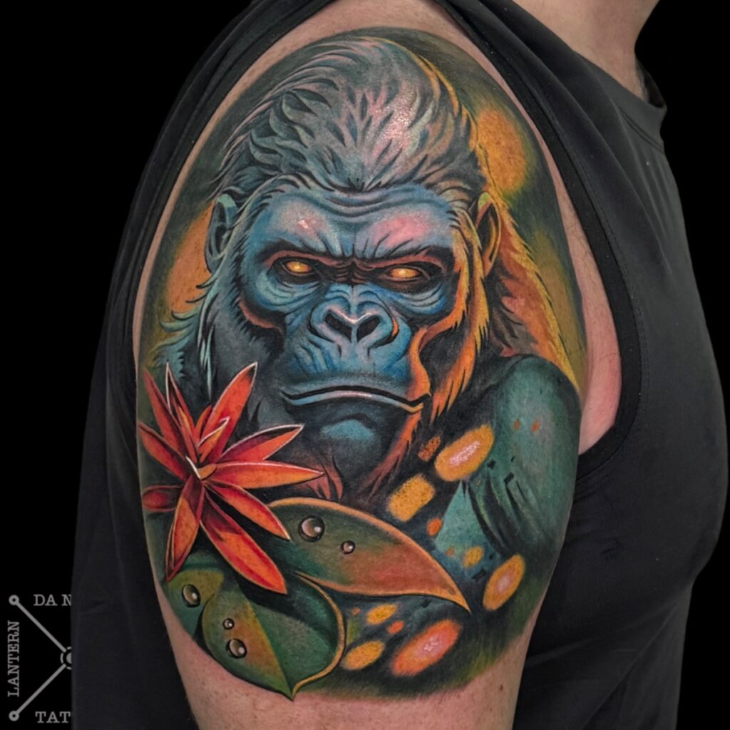 Colour-gorilla-tattoo-Danang-tattoo-studio