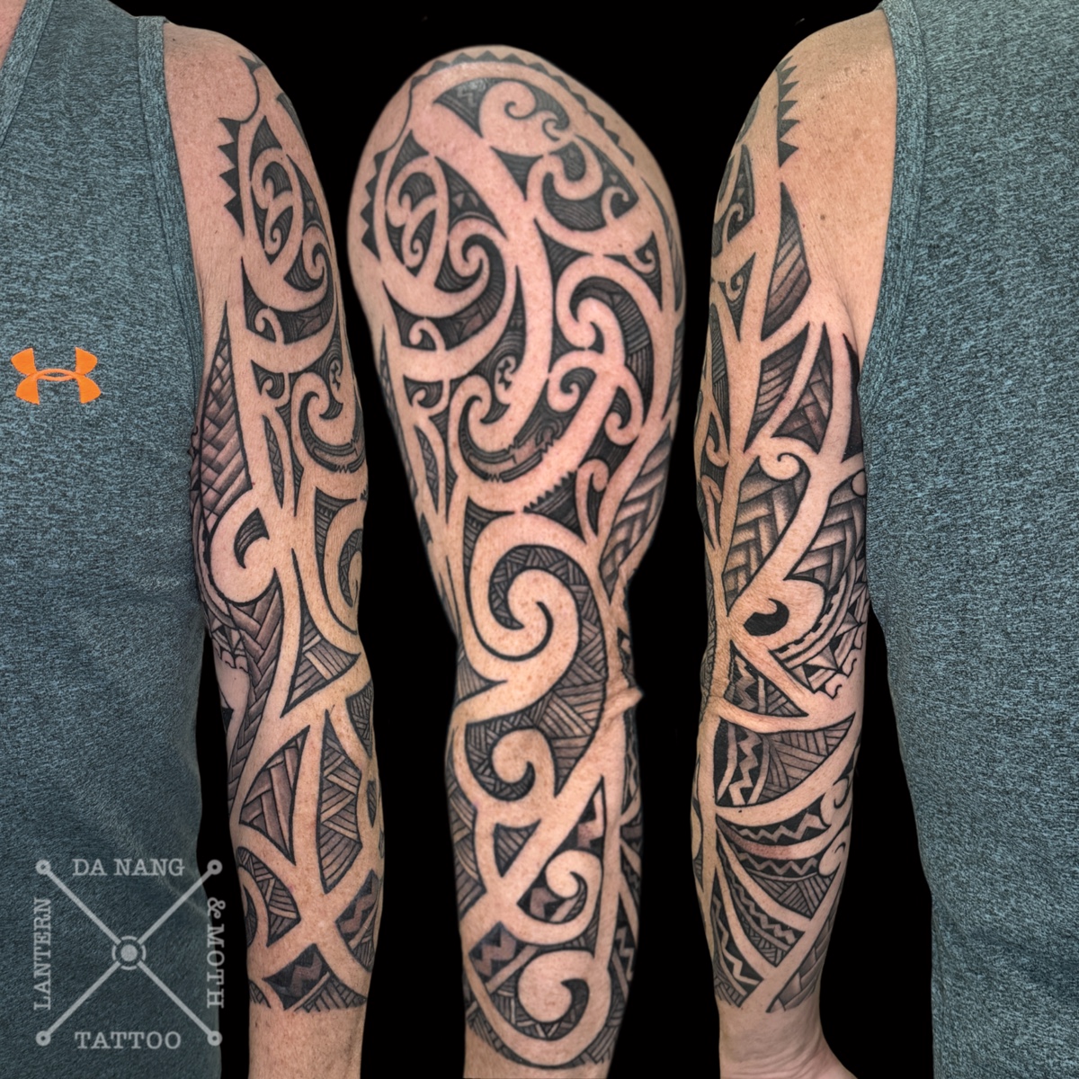 Da-Nang-tattoo-artist-Polynesian-sleeve