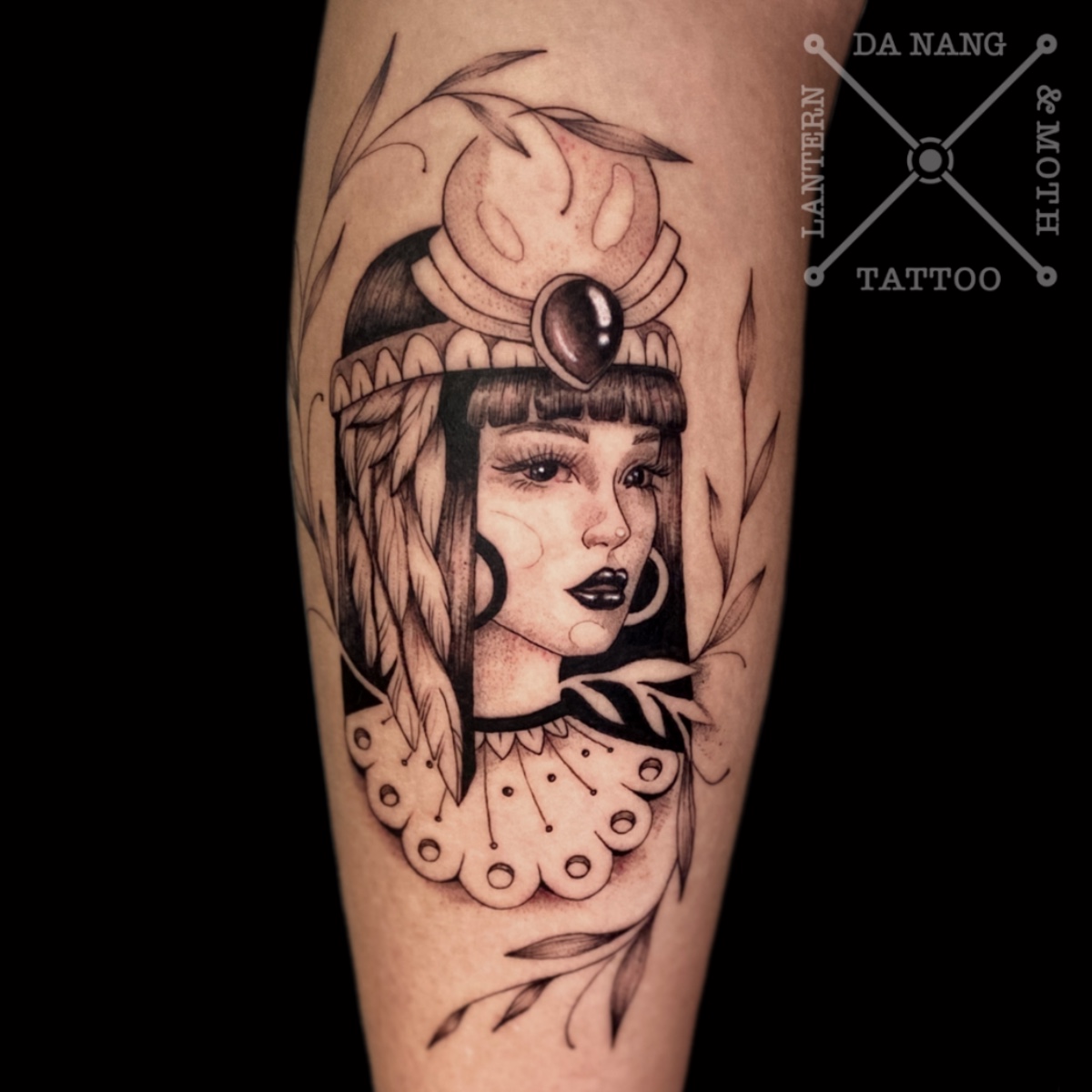 Fine-Line-Cleopatra-Tattoo-at-Lantern-and-Moth-Tattoo-Studio-Da-Nang-Vietnam