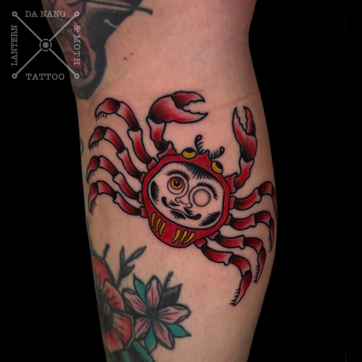 Western-Traditional-Crab-Tattoo-by-Da-Nang-Trad-Tattoo-Artist