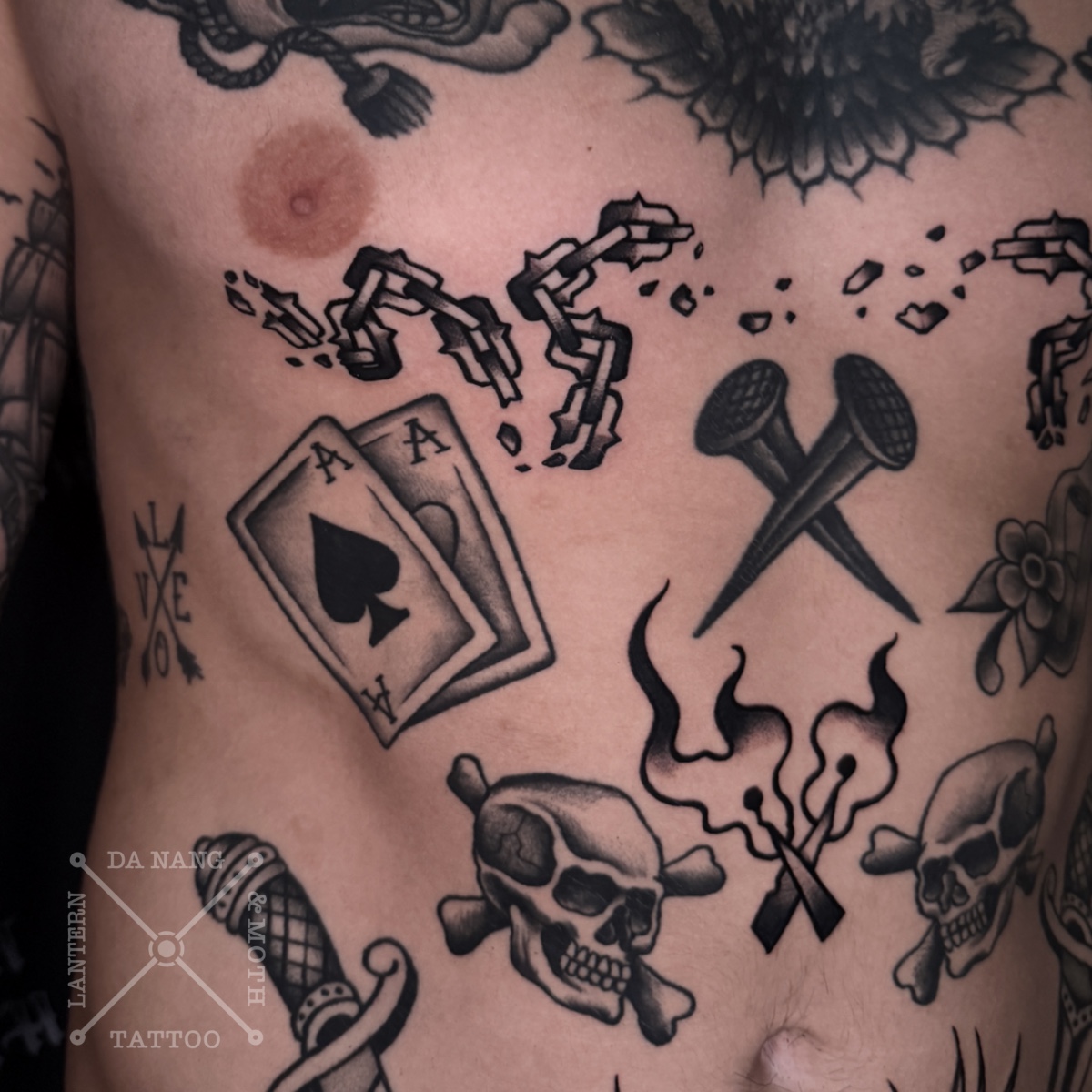 Black-traditional-gap-fillers-Lantern-and-Moth-Tattoo-Danang-Vietnam