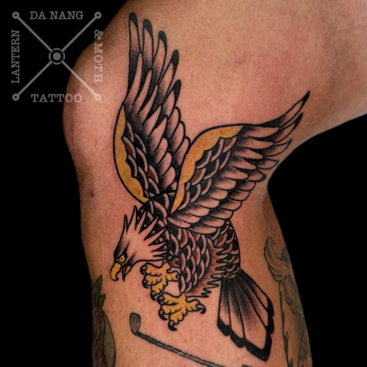 Traditional-Eagle-Tattoo-by-Da-Nang-Tattoo-Shop