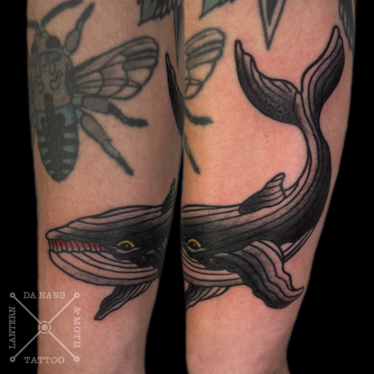 Western-Traditional-Whale-Tattoo-at-Da-Nang-Tattoo-Studio
